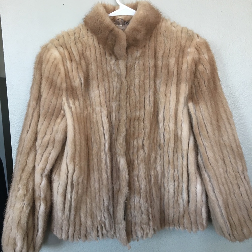 Vintage Faux Fur Coat with Pockets
